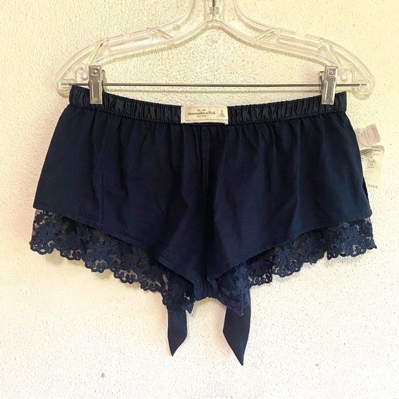 Vintage Abercrombie & Fitch Lace Lacy Sleep Shorts Women’s SMALL Y2K Cheeky S - Picture 5 of 11